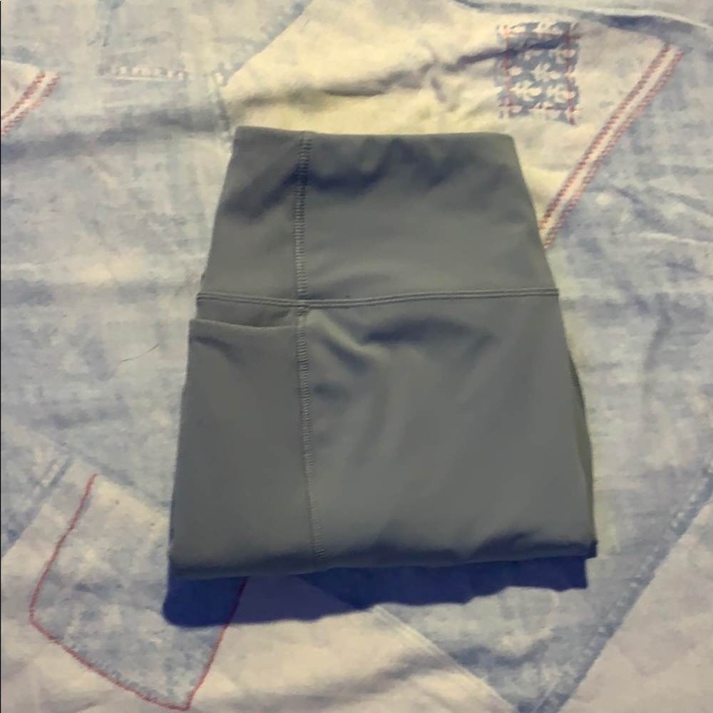 Baby Blue leggings with phone pocket